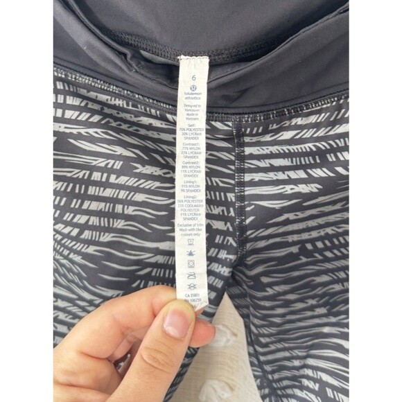 Lululemon Leggings Womens 6 Black - Picture 8 of 8